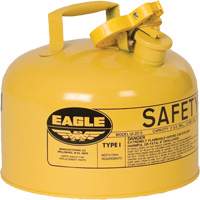Safety Can for Diesel, Type I, Galvanized Steel, 2.5 US gal., Yellow, FM Approved/UL/ULC Listed CSL Industriel Inc.