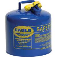 Safety Can for Kerosene, Type I, Galvanized Steel, 5 US gal., Blue, FM Approved/UL/ULC Listed CSL Industriel Inc.