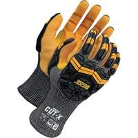 Gants antichocs r&eacute;sistants &agrave; la coupe pour &eacute;crans tactiles Cut-X, 6, Paume en Mousse de nitrile, Poignet &eacute;lastique CSL Industriel Inc.