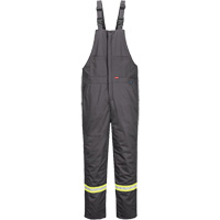 Bizflame&reg; 88/12 Insulated Bib Pants, Cotton/Nylon, Small, Grey CSL Industriel Inc.