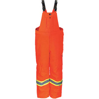 Combinaison robuste trilob&eacute;e ignifug&eacute;e anti-d&eacute;chirure de 300D Journeyman, Polyester, Petit, Orange haute visibilit&eacute; CSL Industriel Inc.
