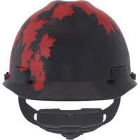 Casque sp&eacute;cialis&eacute; V-Gard, Suspension Rochet, Noir/Rouge CSL Industriel Inc.