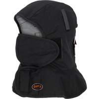Pioneer 765A Flame-Resistant Quilted Hard Hat Liner with Long Neck & Detachable Mouthpiece, Black/Grey, Cotton/FR-Tech&reg;/Modacrylic/Nylon CSL Industriel Inc.