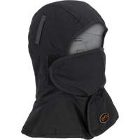 Pioneer 765A Flame-Resistant Quilted Hard Hat Liner with Long Neck & Detachable Mouthpiece, Black/Grey, Cotton/FR-Tech&reg;/Modacrylic/Nylon CSL Industriel Inc.
