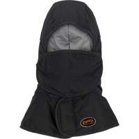 Pioneer 765A Flame-Resistant Quilted Hard Hat Liner with Long Neck & Detachable Mouthpiece, Black/Grey, Cotton/FR-Tech&reg;/Modacrylic/Nylon CSL Industriel Inc.