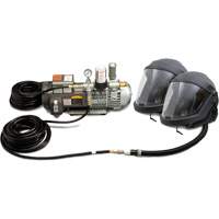 2-Worker DEFENDER Supplied Air Shield & Helmet System CSL Industriel Inc.
