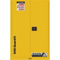 Utili-Guard+ Flammable Safety Cabinet, 45 gal., 2 Door, 43" W x 65" H x 22" D CSL Industriel Inc.