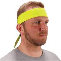 Chill-Its 6702 Cooling Headband with Embedded Polymers & Tie Closure, High Visibilty Lime-Yellow CSL Industriel Inc.