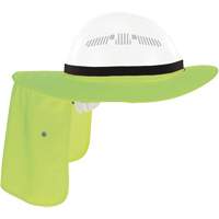 Chill-Its 6661 Universal Hard Hat Brim with Neck Shade, Hi-Vis Lime CSL Industriel Inc.