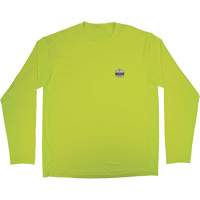 Chill-Its 6689 Cooling Long Sleeve Sun Shirt with UV Protection, High-Visibility Lime-Yellow, Small CSL Industriel Inc.