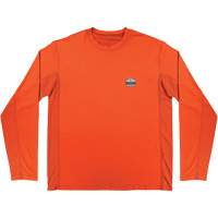 Chill-Its 6689 Cooling Long Sleeve Sun Shirt with UV Protection, Orange, Small CSL Industriel Inc.