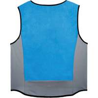 Chill-Its 6667 Wet Evaporative Cooling Vest with Zipper Closure, Medium, Blue CSL Industriel Inc.