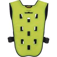 Chill-Its 6685 Dry Evaporative Cooling Vest with Zipper Closure, X-Small, High Visibility Lime-Yellow CSL Industriel Inc.