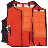 Chill-Its 6260 Lightweight Phase Change Cooling Vest with Rechargeable Packs, Small/Medium, Orange CSL Industriel Inc.