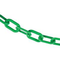 Chaîne de barri&egrave;re en plastique, Vert, Maillon de 2", 100' de long CSL Industriel Inc.
