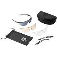 Gunfire 2.0 Ballistic Protection Safety Glasses Kit, Clear/Smoke/Copper Lens, Anti-Fog/Anti-Scratch, ANSI Z87+ CSL Industriel Inc.