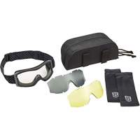 X1000 Ballistic Protection Goggles Kit, Amber/Clear Lens, Anti-Fog/Anti-Scratch, Direct Vent CSL Industriel Inc.