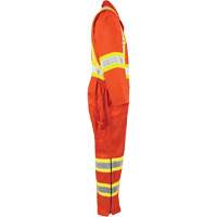 High-Visibility Unlined Coveralls, Small, High Visibility Orange CSL Industriel Inc.