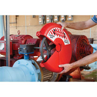 Dispositif de verrouillage coulissant pour vanne &agrave; opercule, Type Volant CSL Industriel Inc.