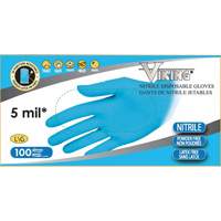 34600 Disposable Gloves, Small, Nitrile, 5-mil, Powder-Free, Blue CSL Industriel Inc.