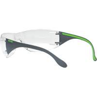 Adapt Lite Grey/Green Safety Glasses, Clear Lens, Anti-Fog/Anti-Scratch, ANSI Z87+/Meets/Exceeds CSA Z94.3 CSL Industriel Inc.
