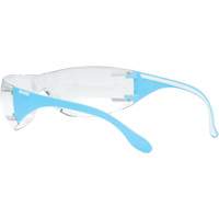 Adapt Lite Blue/White Safety Glasses, Clear Lens, Anti-Fog/Anti-Scratch, ANSI Z87+/Meets/Exceeds CSA Z94.3 CSL Industriel Inc.