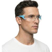 Adapt Lite Blue/White Safety Glasses, Clear Lens, Anti-Fog/Anti-Scratch, ANSI Z87+/Meets/Exceeds CSA Z94.3 CSL Industriel Inc.