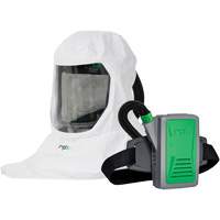 T-Link Respirator with Bump Cap, Breathing Tube, Belt-Mount & PX5 PAPR, Loose Fitting Hood & Faceshield, Lithium-Ion Battery CSL Industriel Inc.