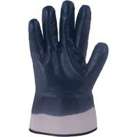 Horizon&reg; Navy Gloves with Pasted Cuffs, Medium, Nitrile Coating, Jersey/Cotton Shell CSL Industriel Inc.