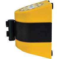 Syst&egrave;me de barri&egrave;re de s&eacute;curit&eacute; HAZLOK, Plastique, Fixation magn&eacute;tique, 30', Ruban Noir et jaune CSL Industriel Inc.