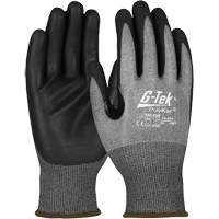 Gants r&eacute;sistant &agrave; la coupe G-Tek avec capacit&eacute; pour &eacute;cran tactile, Taille Petit, Calibre 18, Rev&ecirc;tement Mousse de nitrile, Enveloppe en PolyKor, ASTM ANSI niveau A4/EN 388 niveau D CSL Industriel Inc.