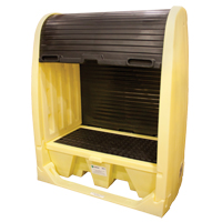 Drum Hardcover & Spillpallet With  Drain, 60" L x 37" W x 72" H, 2000 lbs. Load Capacity CSL Industriel Inc.