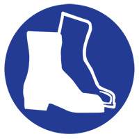 Right to Know Pictogram Labels -Boots, Vinyl, Sheet, 1" L x 1-1/8" W CSL Industriel Inc.