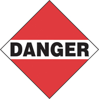 Plaque-&eacute;tiquette TMD danger chargement commun, Vinyle adh&eacute;sif CSL Industriel Inc.
