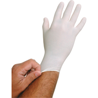 QRP BioTek&reg; Disposable Gloves, Large, Latex, 6-mil, Powder-Free, White CSL Industriel Inc.