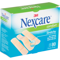Nexcare Comfort Strips, Rectangular/Square, 3", Fabric, Sterile CSL Industriel Inc.