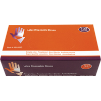 Industrial Grade Gloves, Medium, Latex, Powdered, White CSL Industriel Inc.
