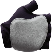 Gants antichocs sans doigts, main droite, T-petit, Paume en Cuir refendu, Poignet &agrave; enfiler CSL Industriel Inc.