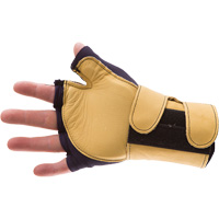 Premium Impact & Repetitive Strain Protective Right-Hand Glove, Size X-Small, Grain Leather Palm CSL Industriel Inc.