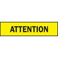 Ruban pour barricade, Bilingue, 3" la x 200' lo, 3 mils, Noir sur jaune CSL Industriel Inc.