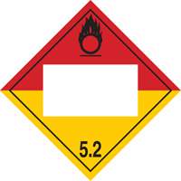 Plaque-&eacute;tiquette TMD peroxyde organique, Plastique CSL Industriel Inc.