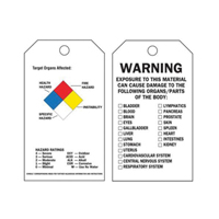Self-Laminating Right-To-Know Tags, Polyester, 3" W x 5-3/4" H, English CSL Industriel Inc.
