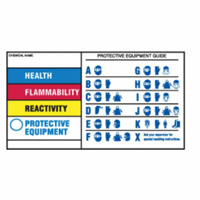 &eacute;tiquettes de protection pour &eacute;quipement, Polyester, Feuille, 5" lo x 3" la CSL Industriel Inc.