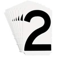 &eacute;tiquettes de lettres et chiffres gothiques individuels Quick-Align, 2, 4" h, Noir CSL Industriel Inc.