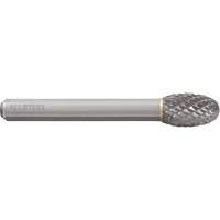 Fraise au carbure ovoide ALLSTEEL, SE-3, 3/8" dia., 1/4" Tige, 5/8" Prof. de la coupe CSL Industriel Inc.