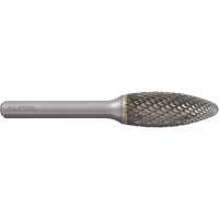 ALLSTEEL Flame Shape Carbide Burr, SH-5, 1/2" Dia., 1/4" Shank, 1-1/4" Depth of Cut CSL Industriel Inc.
