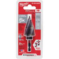 Foret &eacute;tag&eacute; #9 Shockwave Impact Duty, 7/8" - 1-1/8", Incr&eacute;ments de 1/4", Titane CSL Industriel Inc.