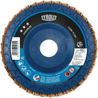 Twin Flap Disc, 4-1/2" x 7/8", Type 27, 40 Grit, Ceramic/Zirconia Alumina CSL Industriel Inc.