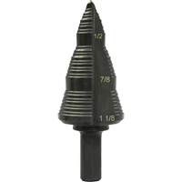 Foret &eacute;tag&eacute; &agrave; trous multiples no 9, 3/16" - 1-1/8", Acier rapide CSL Industriel Inc.