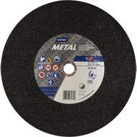 Meule Metal A pour scie &agrave; tronçonner, 14" x 3/32", Arbre de 1", Type 01/41, Oxyde d'aluminium, 4365 Tr/min CSL Industriel Inc.